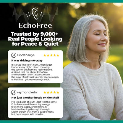 EchoFree™ – Natural Tinnitus Support.